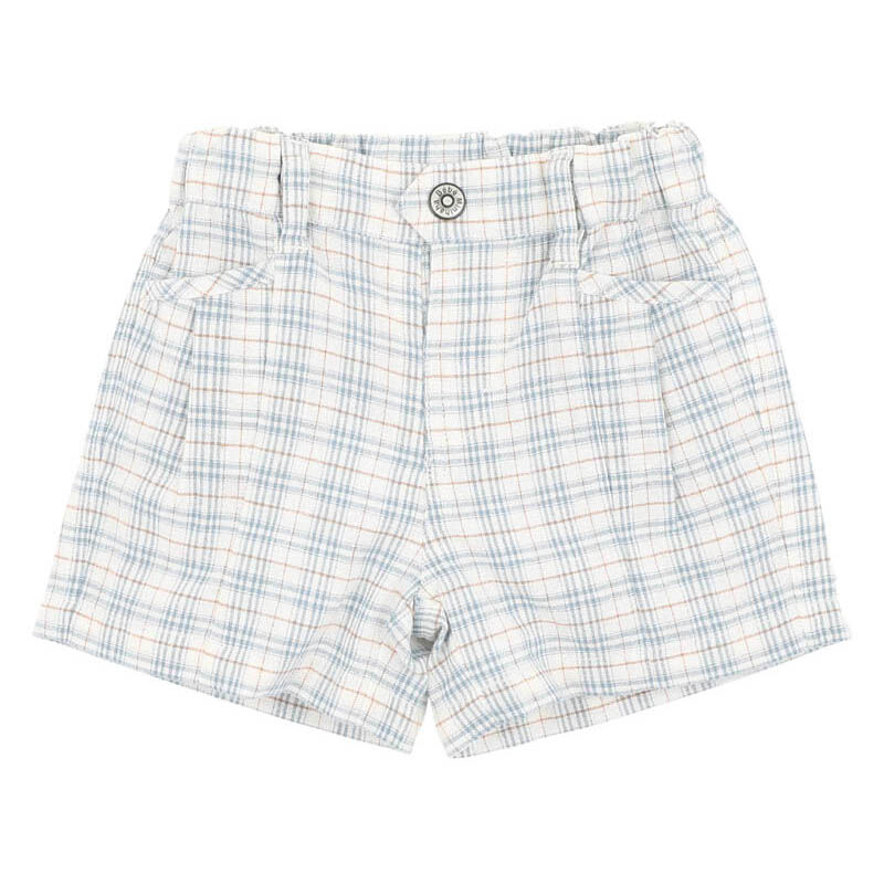 Bébé Roman Check Shorts image number 0